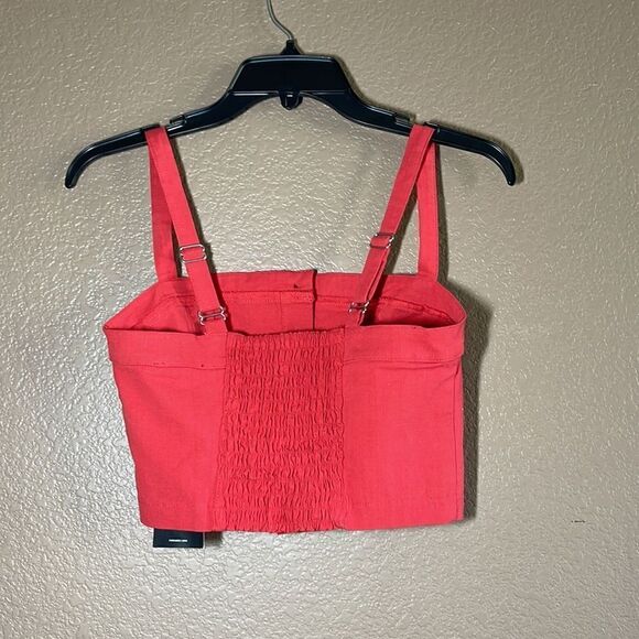 Forever red crop top size M - Picture 2 of 3